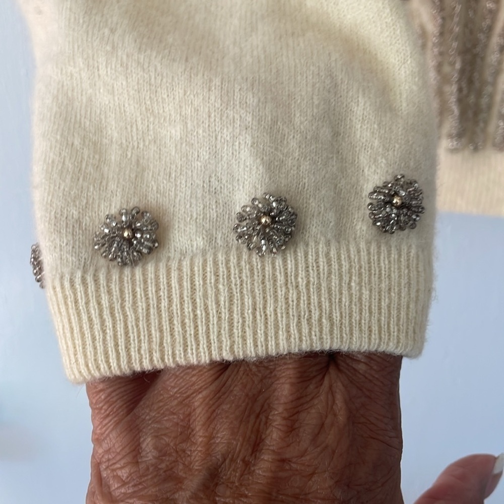Vintage Crown Pacific beaded sweater - Picture 3 of 11